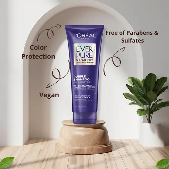 Loreal EverPure Sulfate-Free Purple Shampoo 