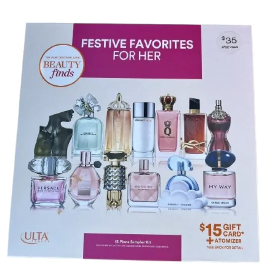 Ulta Beauty Festive Favourites For Her 13 pcs Sampler Set