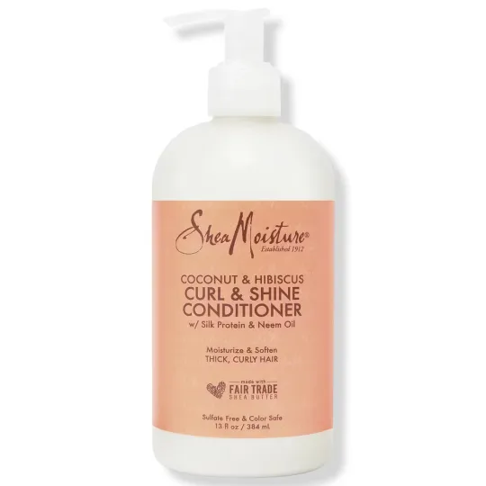 Shea Moisture Coconut and Hibiscus Curl and Shine Conditioner 