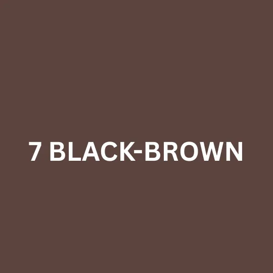 7 Black Brown