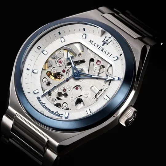 Maserati Triconic Automatic Stainless Steel Men's Watch 