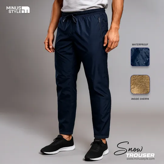 Snow Trouser- Navy Blue without Cuff