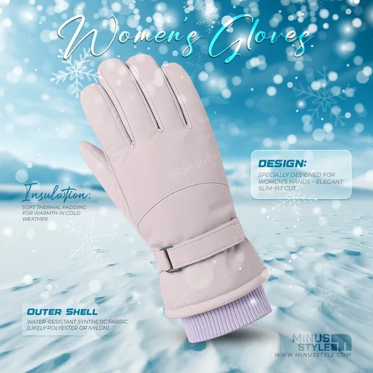 Woman Hand Gloves- Blush Pink