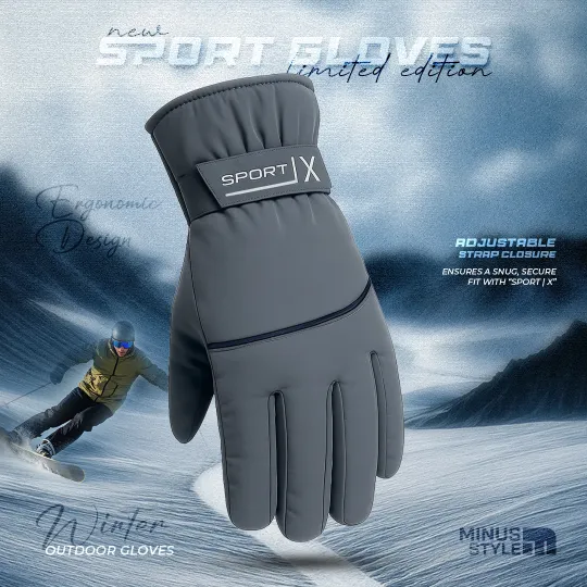 China Hand Gloves - Gray 