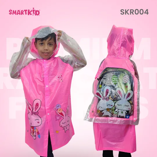 Pink Cat Raincoat