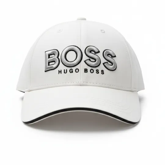 Hugo Boss White Cotton Cap