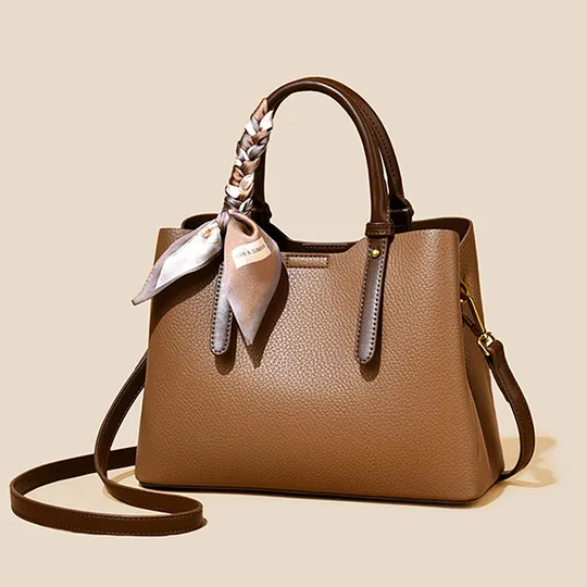 High-End Large Capacity Women’s Messenger Tote Bag | Soft PU Leather Shoulder Handbag