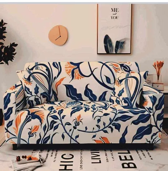  Clean printed sofa cover