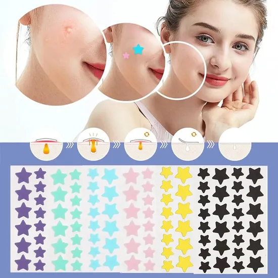 40 Pcs Colorful Pimple Acne Removal Patches 