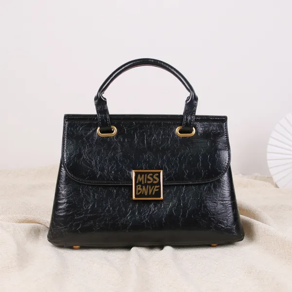 HIGH-QUALITY TEXTURED WAXED LEATHER WOMEN'S BAG GB-0737B