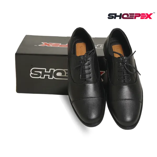 Shoepex S002 Premium Leather Formal Shoes for Men | Elegant & Comfortable Dress Footwear