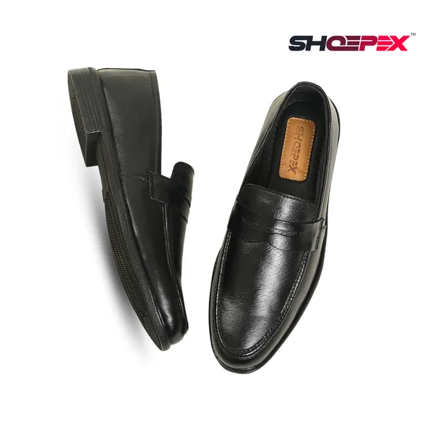 Shoepex S-PL-001 Men's Leather Loafers | Stylish Office & Party Wear