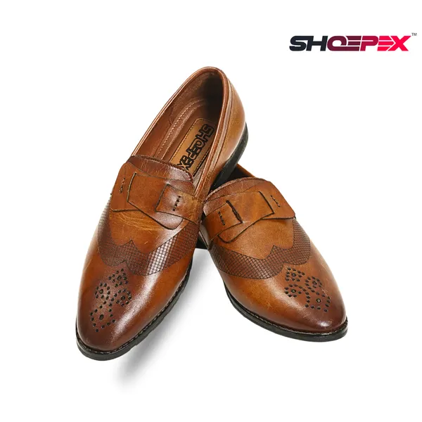 Shoepex Men's Tassel S7956-L | Brown | High-Quality Leather Tassels for Fashion