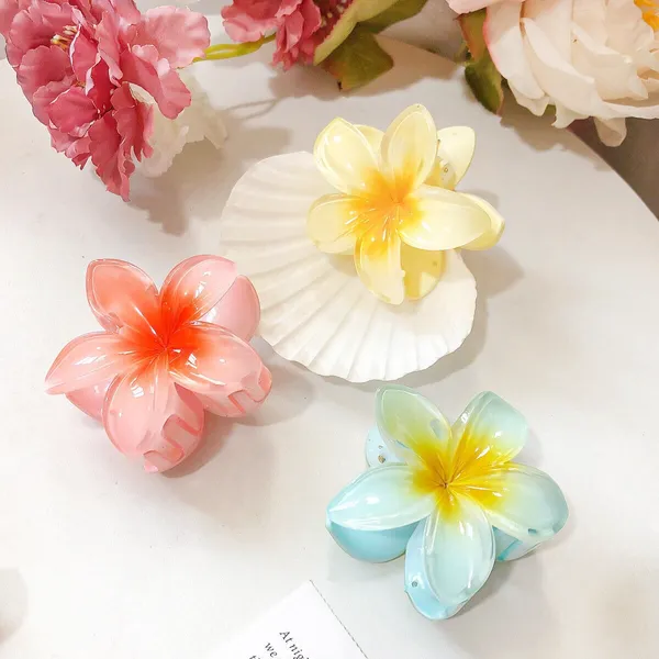 Beautiful Hawaii Flower Hair Claw Clips (1 pc)