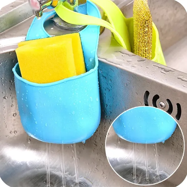 Silicone Hanging Kitchen Sponge Holder (1 pc)