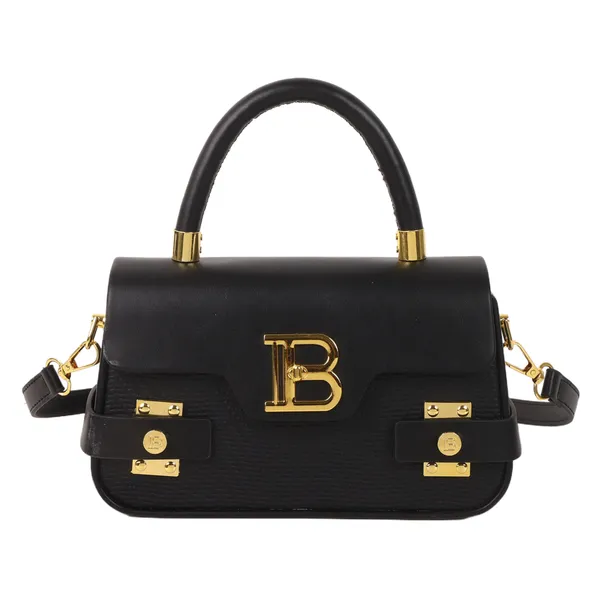 Multi-Color Contrast Patchwork Handbag