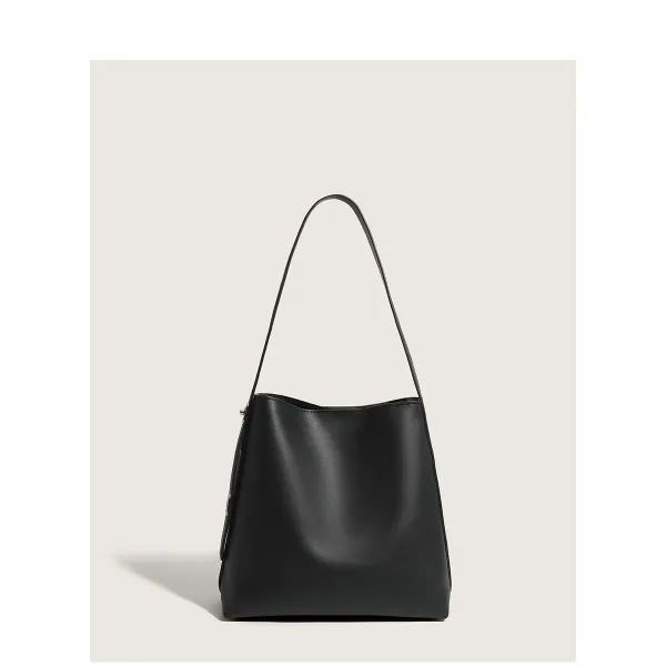 Simple bucket bag high-end niche retro bag women's MB59019