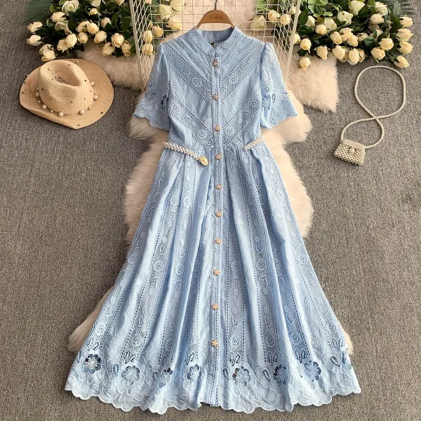 Dreamy Lace Ladies Midi Dress