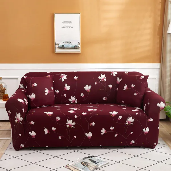 Floral print sofa covers 