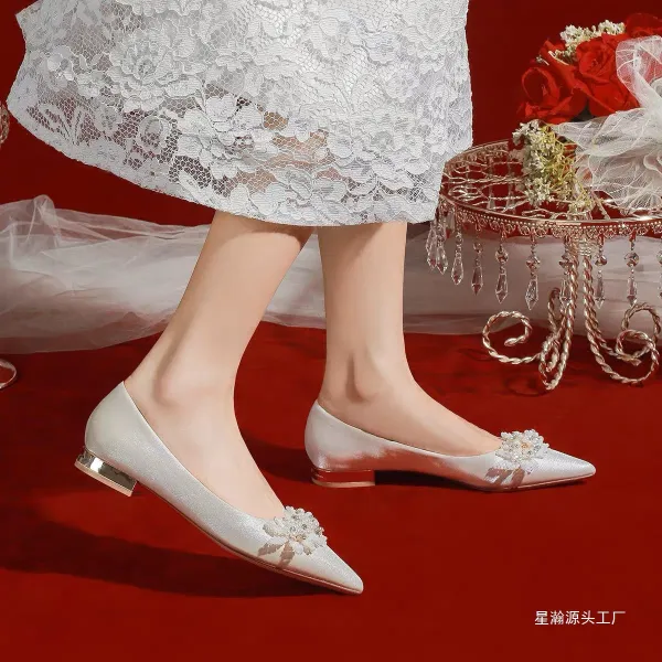 FLAT BRIDAL SHOES 