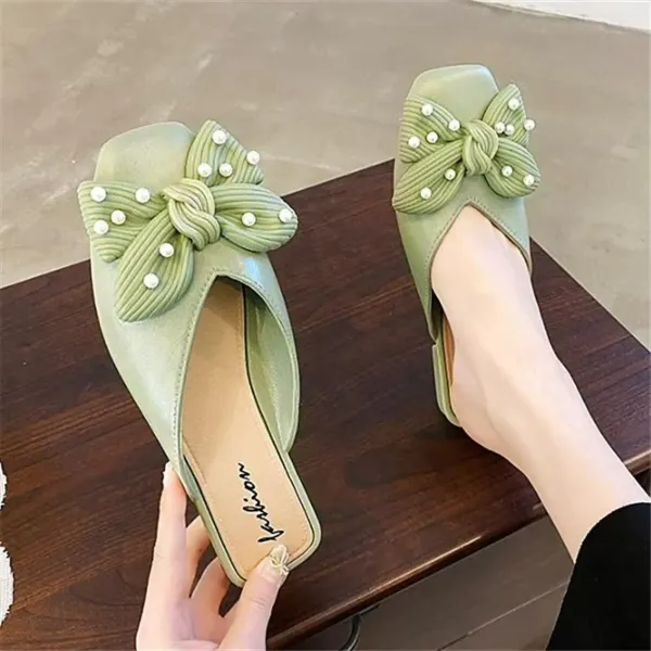 SUMMER FASHION BOWKNOT FLAT SLIPPER