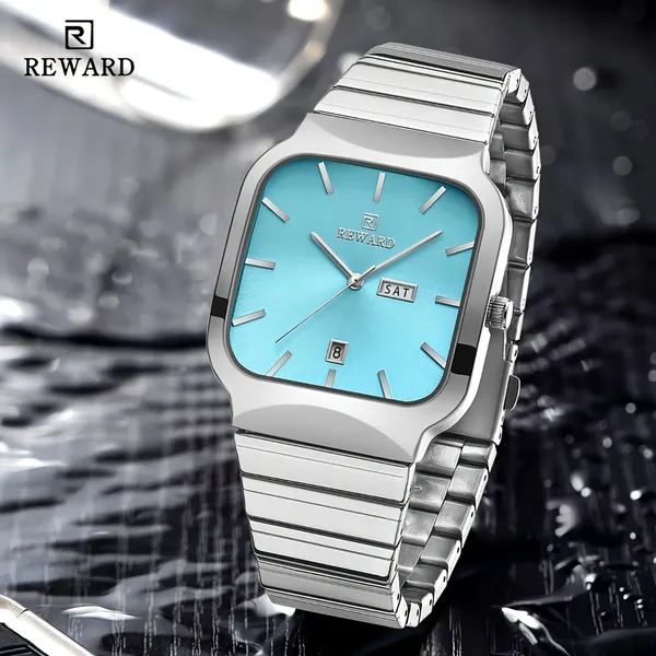 REWARD VIP Ice  Blue Quartz Watches for Men