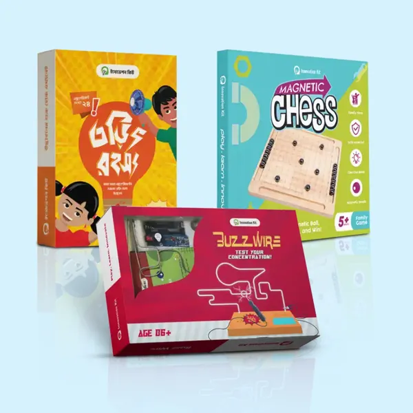 Buzz Wire, তড়িৎ রহস্য, চুম্বকে বুদ্ধির লড়াই কম্বো প্যাকেজে 