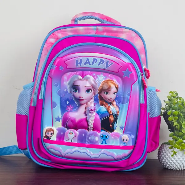 Cute Anna & Elsa 3D Cartoon Nursery Bag