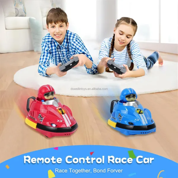 Remote Controlled Bumper Car Battle Set – 2 Cars + 2 Remotes