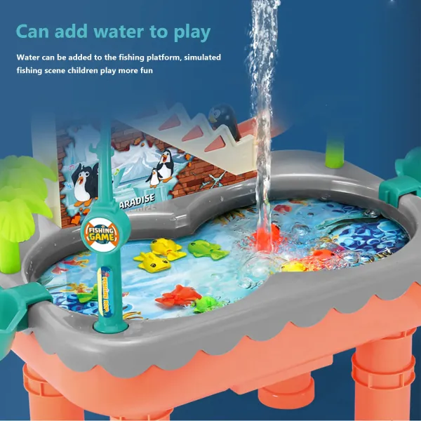 Children’s Electric Penguin Slide Pool Set