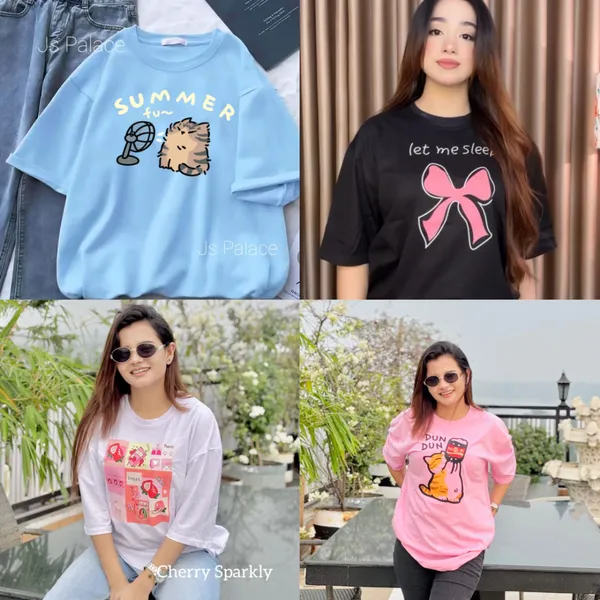 ৪ পিস টি-শার্ট কম্বো মাএ ৯৯৯ টাকা