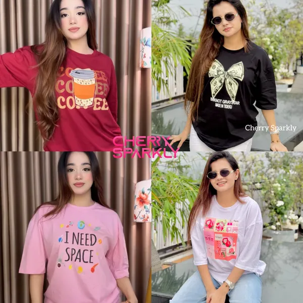 ৪ পিস টি-শার্ট কম্বো মাএ ৯৯৯ টাকা