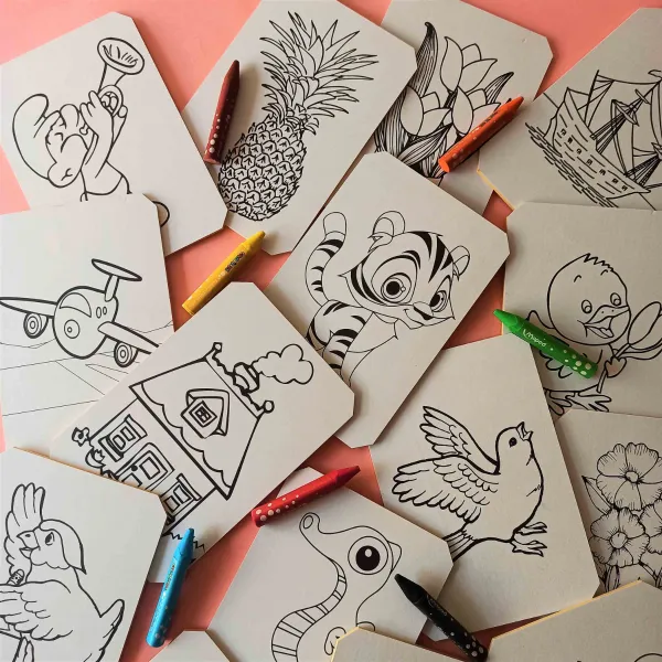 Coloring Plates Junior (15 Plates)