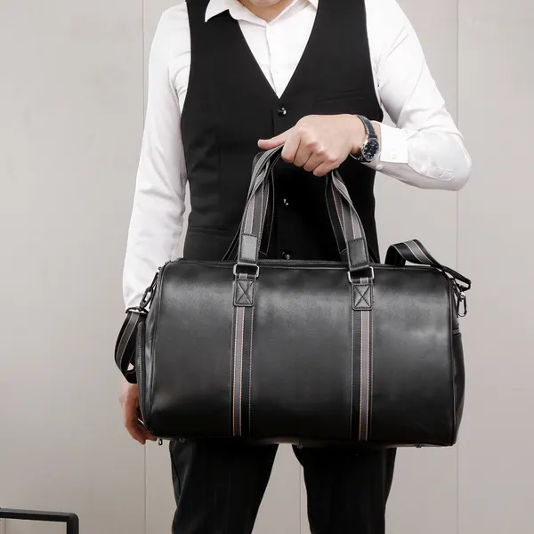Genuine Leather Business Travel Bag 