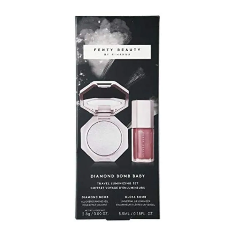 Fenty Beauty Diamond Bomb Baby Mini Face And Lip Set (Limited Edition)