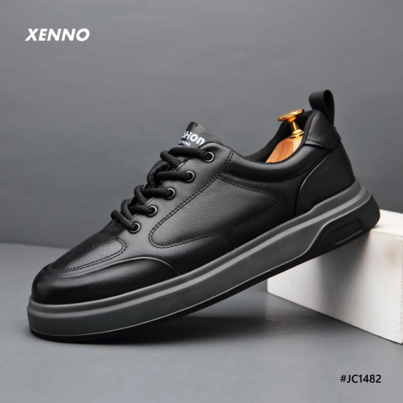 Cowhide Genuine Leather Breathable Sports Shoes Xenno