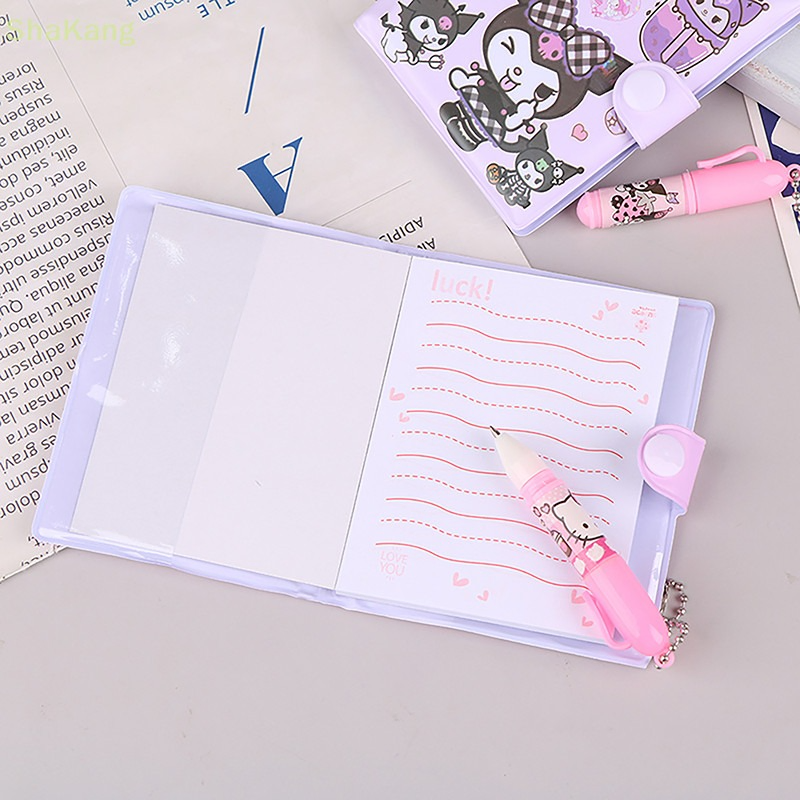 Cartoon Character Design Cute Notebook With Pen - Shopnest BD
