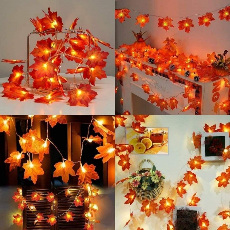 Maple Leaves Led String Lights - Shopnest BD