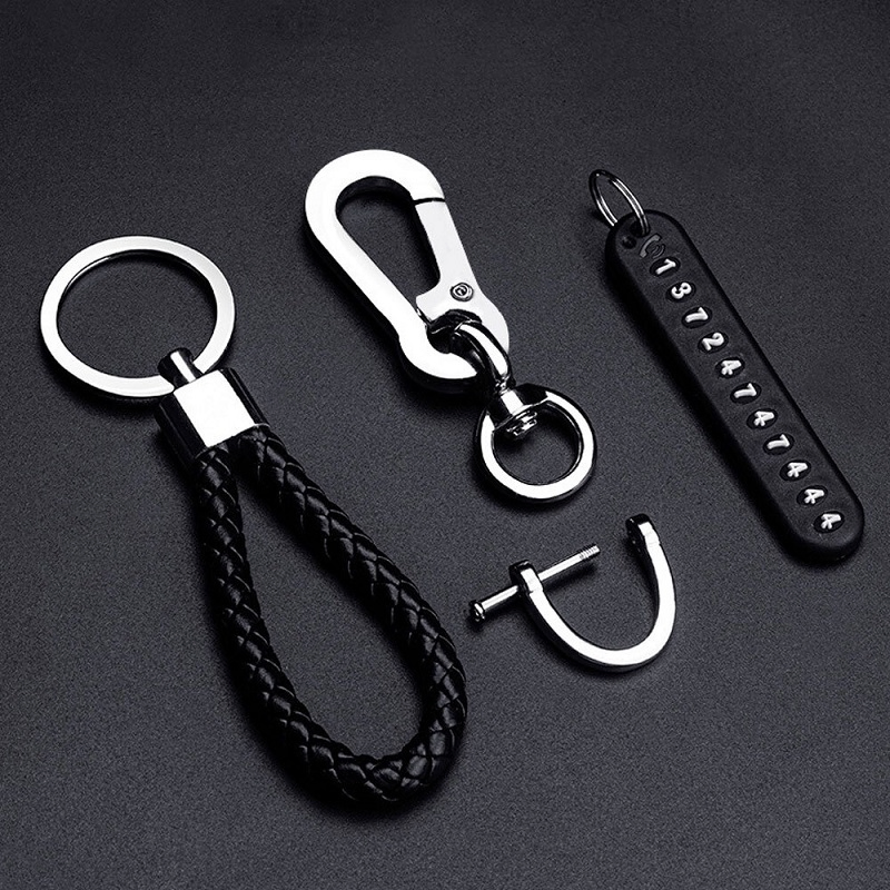 Anti-Lost Phone Number Key Ring for Home, Car and Motorbike Keys ...