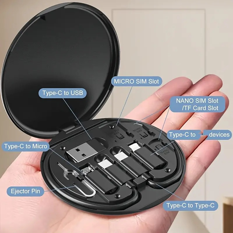 Multifunctional Data Cable Storage Box (1 pc) - Only 99 Shop BD