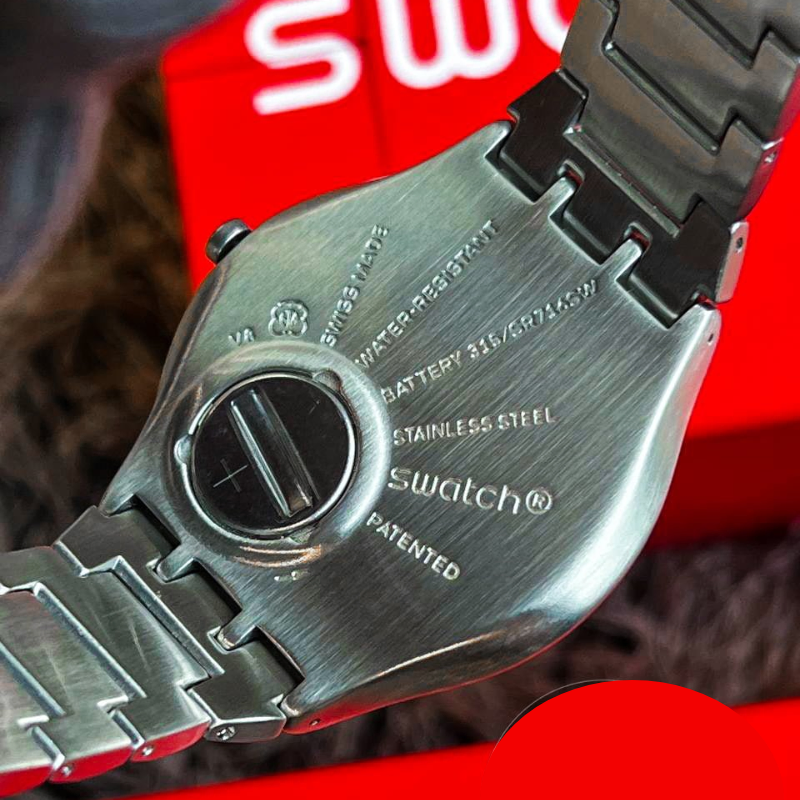 Water Resistant Swatch Stainless Steel Swatch Irony Stainless